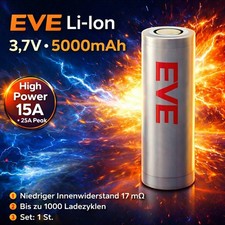 1x EVE li-Ion Batterie Akku