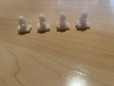 Set 4 Stück Halteklammer Zierblende Runde Scheinwerfer für Opel Kadett D