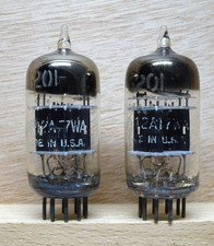 Pair: GENERAL ELECTRIC 12AT7WA