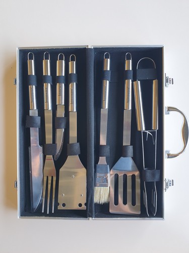 Edles grillbesteck set - edles, grillbesteck-set