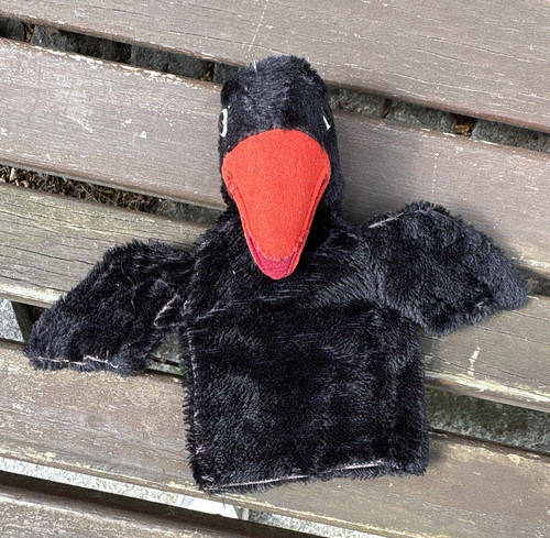 Antike steiff handpuppe - antike, rabe