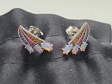 Thomas Sabo H2101-348-7 Ohrstecker bunter Kolibri Flügel silber