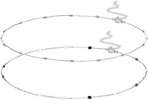 Bauchkette silber stück - bauchkette,