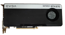 EVGA NVIDIA GeForce GTX670 2G (2048 MB) (02G-P4-2670-B6) Grafikkarte