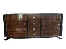 Art Deco Sideboard in Makassar Ebenholz Frankreich um 1930