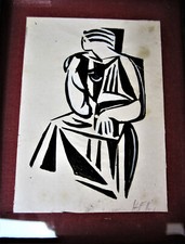 Heinz Friedrich Kirchner 1926-2000, Figürliche Komposition, Gouache, 1950/60