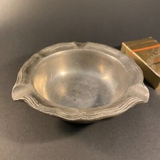 Aschenbecher Zinn antik