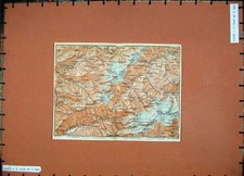 Original alter antiker Druck 1911 Farbkarte Ochsner Mosele Kraxentrager 20.