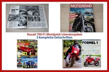 Ducati 750 F1 Montjuich Literaturpaket - 2 komplette Zeitschriften
