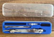 Original Zirkelkasten Fa. Lotter 70er Jahre vollständig 