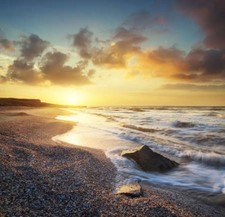 Wandbild: Meeresufer während