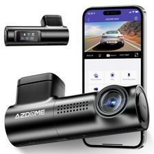 AZDOME 1296P Dashcam WiFi Parkmodus WDR Sensor 1080P HD DVR Kleines Kamera Auto