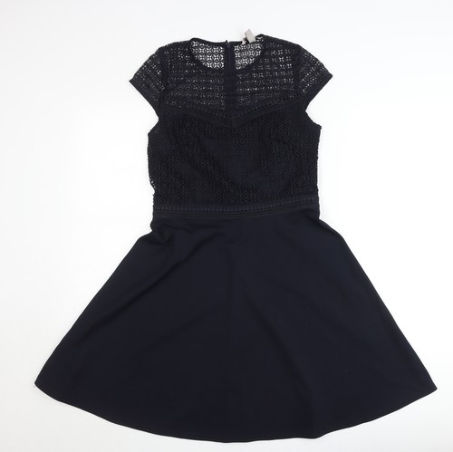 Damen kleid schwarz spitze - h&m,