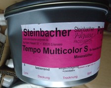 1 kg Offset Druckfarbe Tempo Multicolor   Scheuerfest magenta B96032