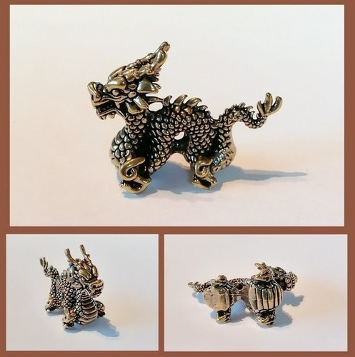 Messing drache figur - drache,