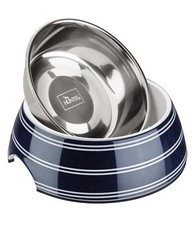 Hunter Melamin-Napf Silda blau/weiß Hundenapf Hunde Napf 350 ml Brandneu