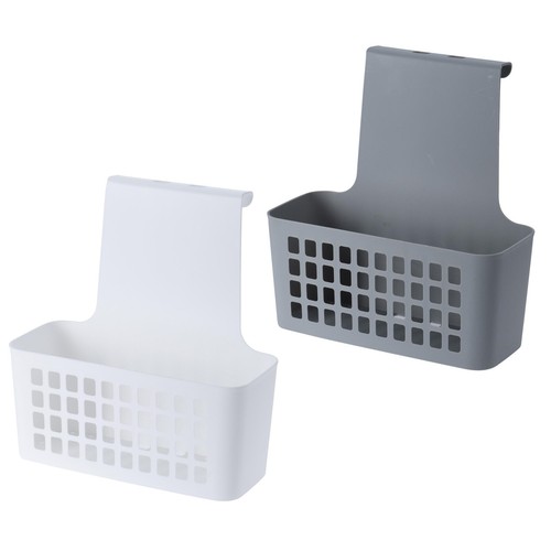 2er set hängekorb weiß und - weiß,