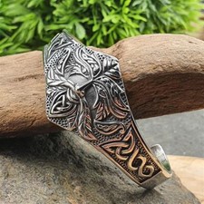 Keltischer Edelstahl Armreif