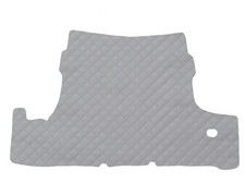 Grau Gestepptes Öko Leder