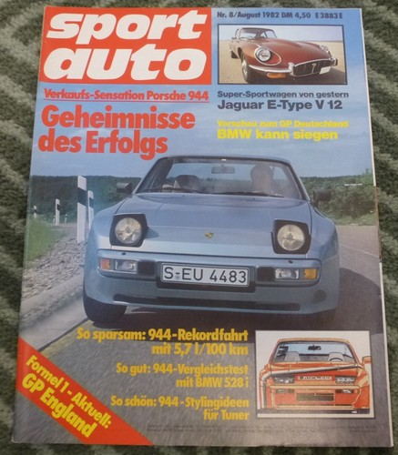 Sport auto 1982 - sport, 8/1982