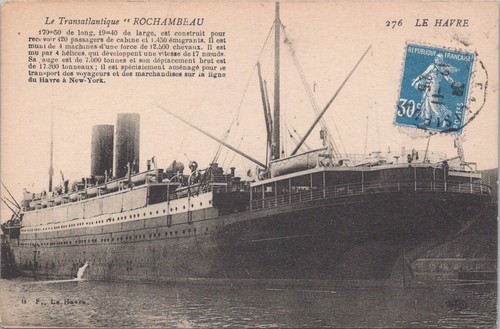 Postkarte transatlantik - postkarte,