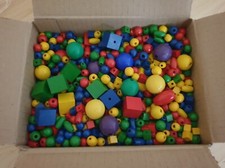 Holzperlen - Kugeln Oliven