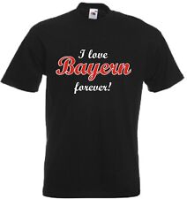  T-Shirt  I love Bayern Trikot Shirt  S M L XL XXL 3XL 4XL 5XL