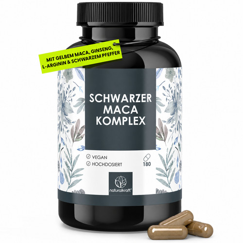 Schwarzer maca komplex 180 - schwarzer,