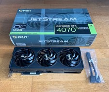 Palit RTX 4070 Ti SUPER 16GB JetStream OC Nvidia GeForce Grafikkarte TOP Zustand