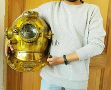 Antiker Taucherhelm US Navy