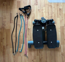 Home-Trainer Mini-Stepper mit Display & Widerstandsbändern