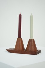 Teak Kerzenständer Candle