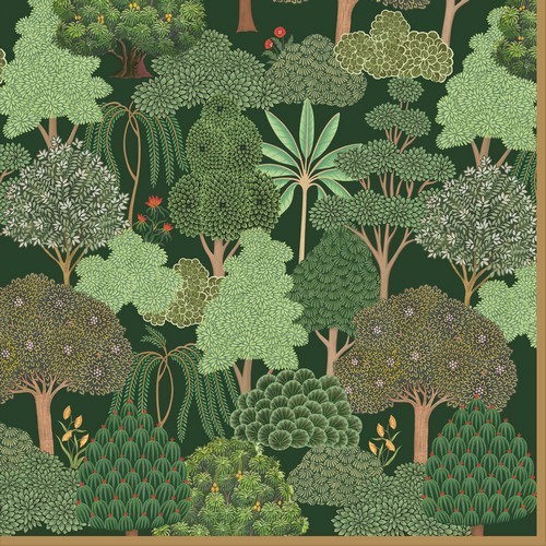 Servietten woodland grüne - 20,