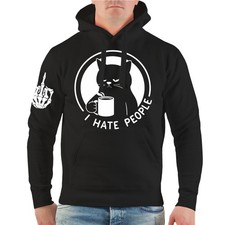 Herren Kapuzenpullover I Hate