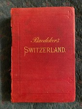 BAEDEKER'S 1883 SWITZERLAND +