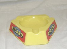 VINTAGE WERBE-ASCHENBECHER *RICARD- OPALEX France*,3-seitge Werbung, 60/70er J.