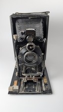 Antike Voigtländer Balgenkamera mit Compur Objektiv ca. 1930
