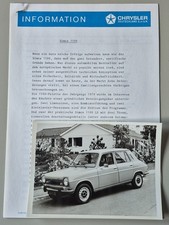 Originale Werksfotos Simca