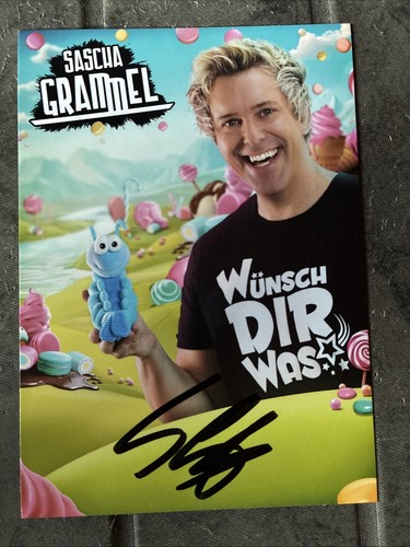 Autogrammkarte sascha grammel - sascha,