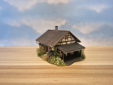 Spur H0 Altes Landhaus Farblich Aufgearbeite als Mini Diorama, siehe Bilder