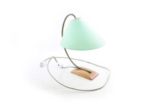 Alte Tischlampe mit Schirm Tischleuchte Lampe old vintage