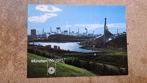 Postkarte ungelaufen olympiade - ungelaufen,