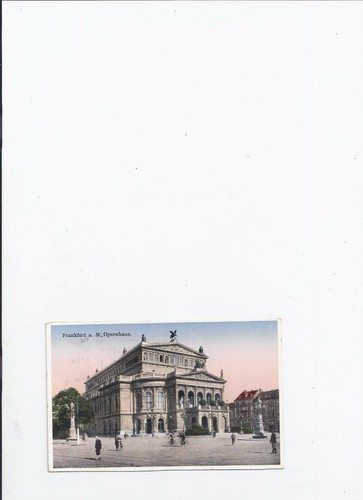 Ansichtskarte frankfurt - ansichtskarte,