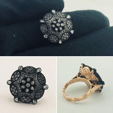 Diamond ring precious Art Deco