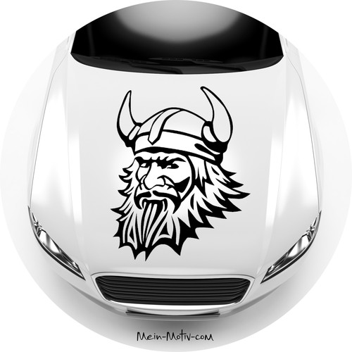 Aufkleber wikinger mit - aufkleber,