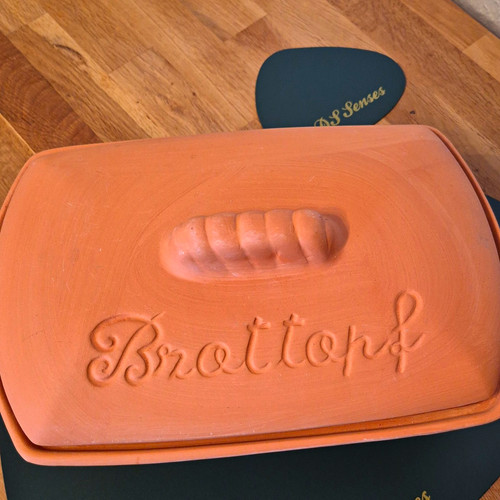 Keramik brotkasten braun - brotkasten,