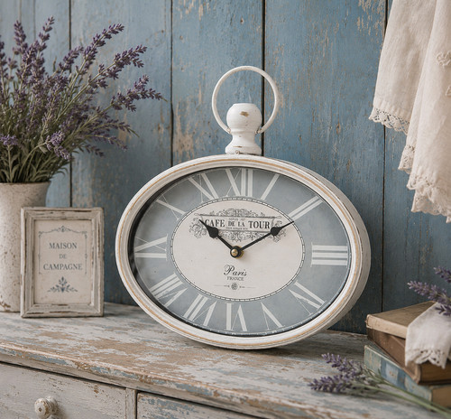 Wanduhr cafe tour oval - wanduhr,