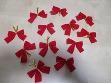 12 Deko Schleifen - Samtoptik