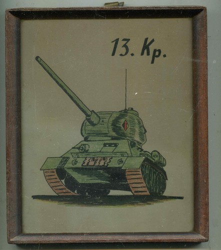 Ddr tuschezeichnung panzer t64 - panzer,