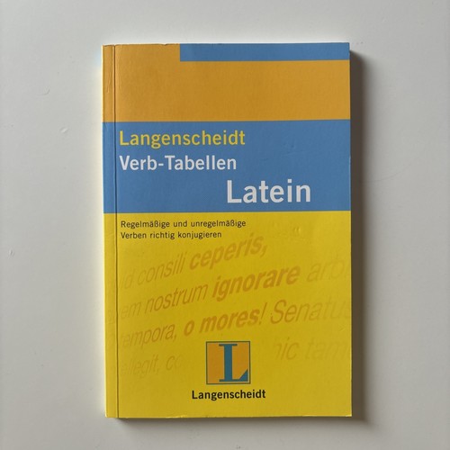 Langenscheidts verb tabellen - langenscheidts, verb-tabellen